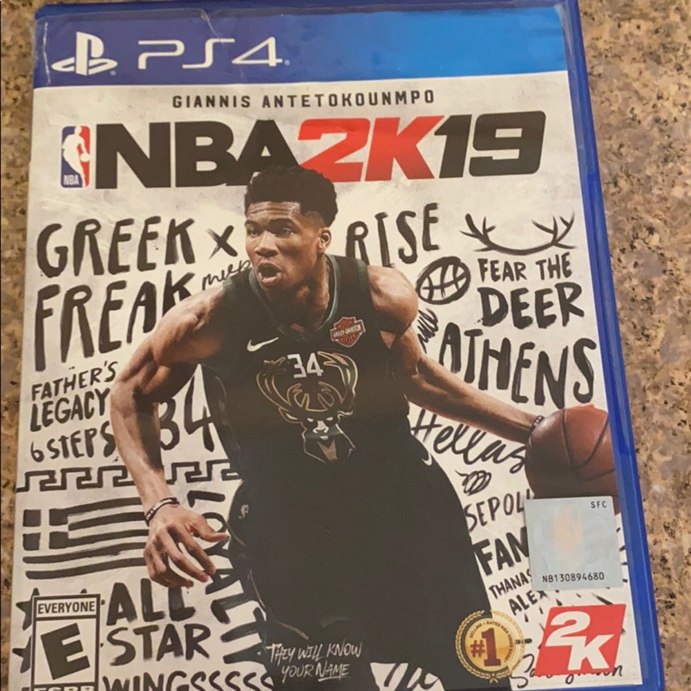 NBA2k19 videogame with bonus downloadable content